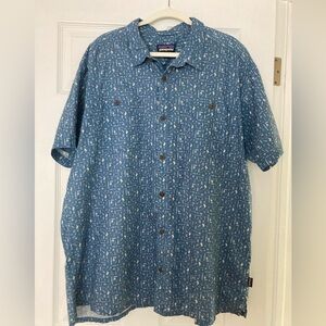 Patagonia hemp and cotton button down xxl